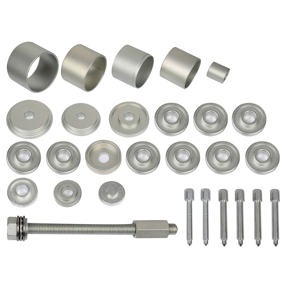 31pcs Front Wheel Drive Hub Bearing Puller Remover Install Removal Tool Kit Set