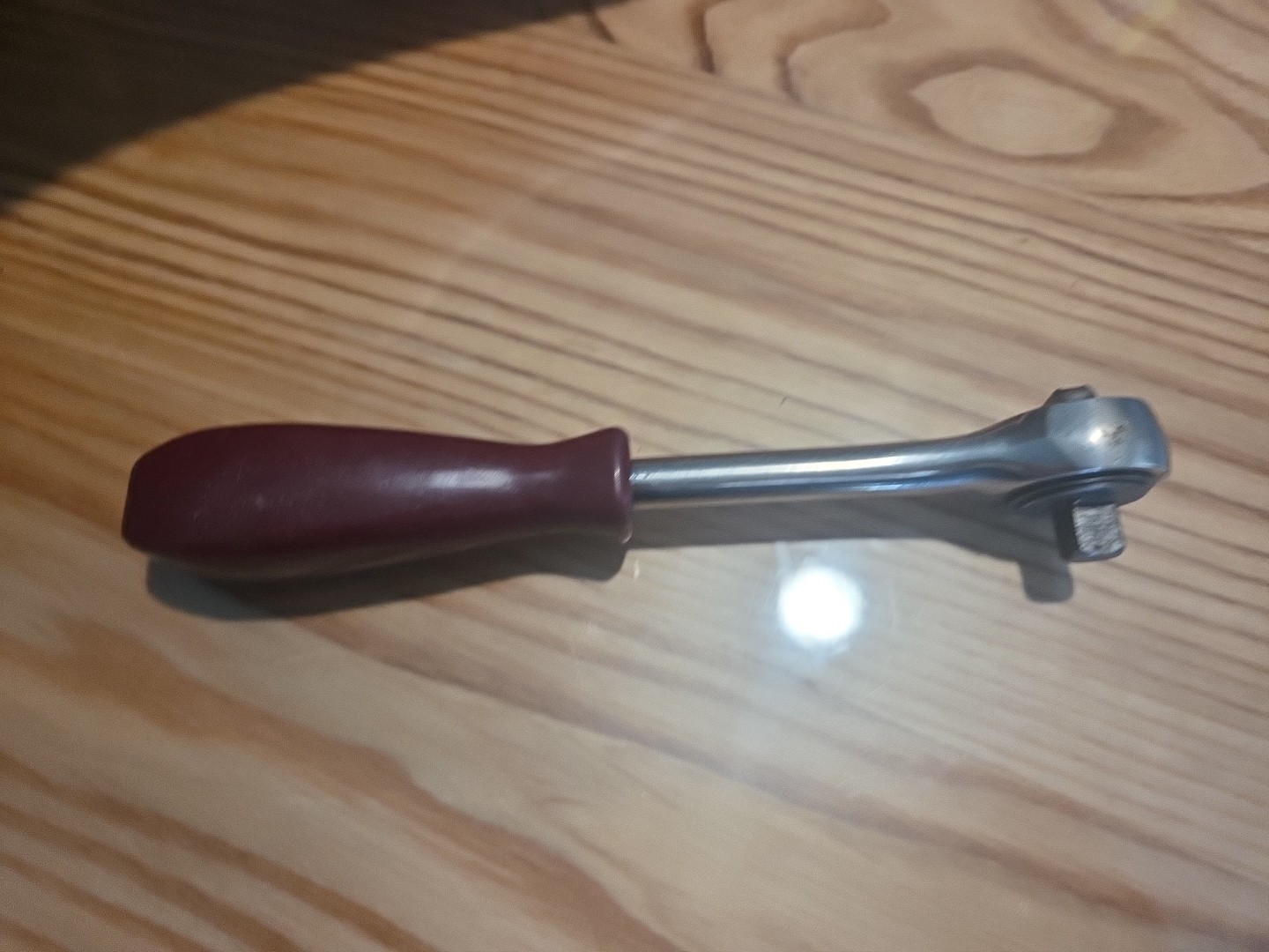 RARE Matco Vintage 3/8″ Drive Maroon Burgandy Hard Handle Ratchet Sockets