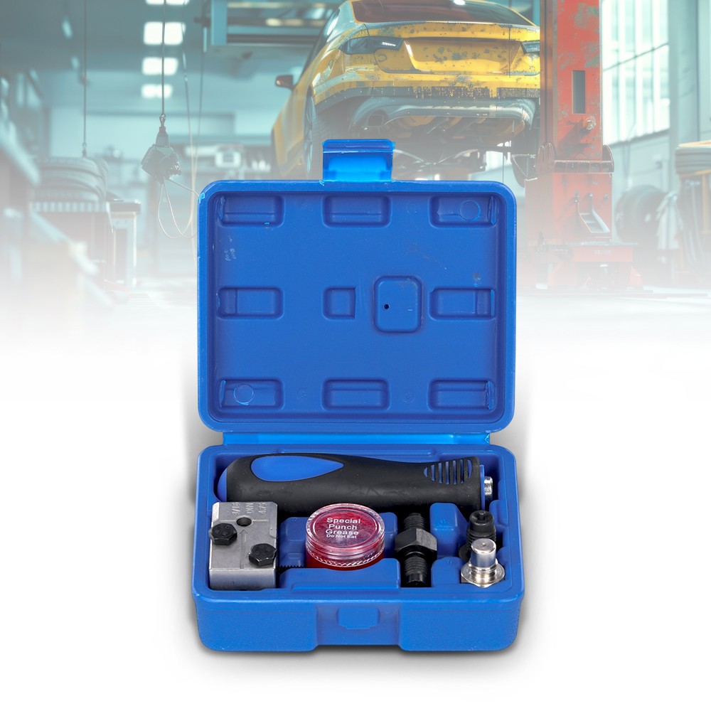3/16 In.Double Brake Line Flaring Tool Flare Adapter Brake w/ Storage Box