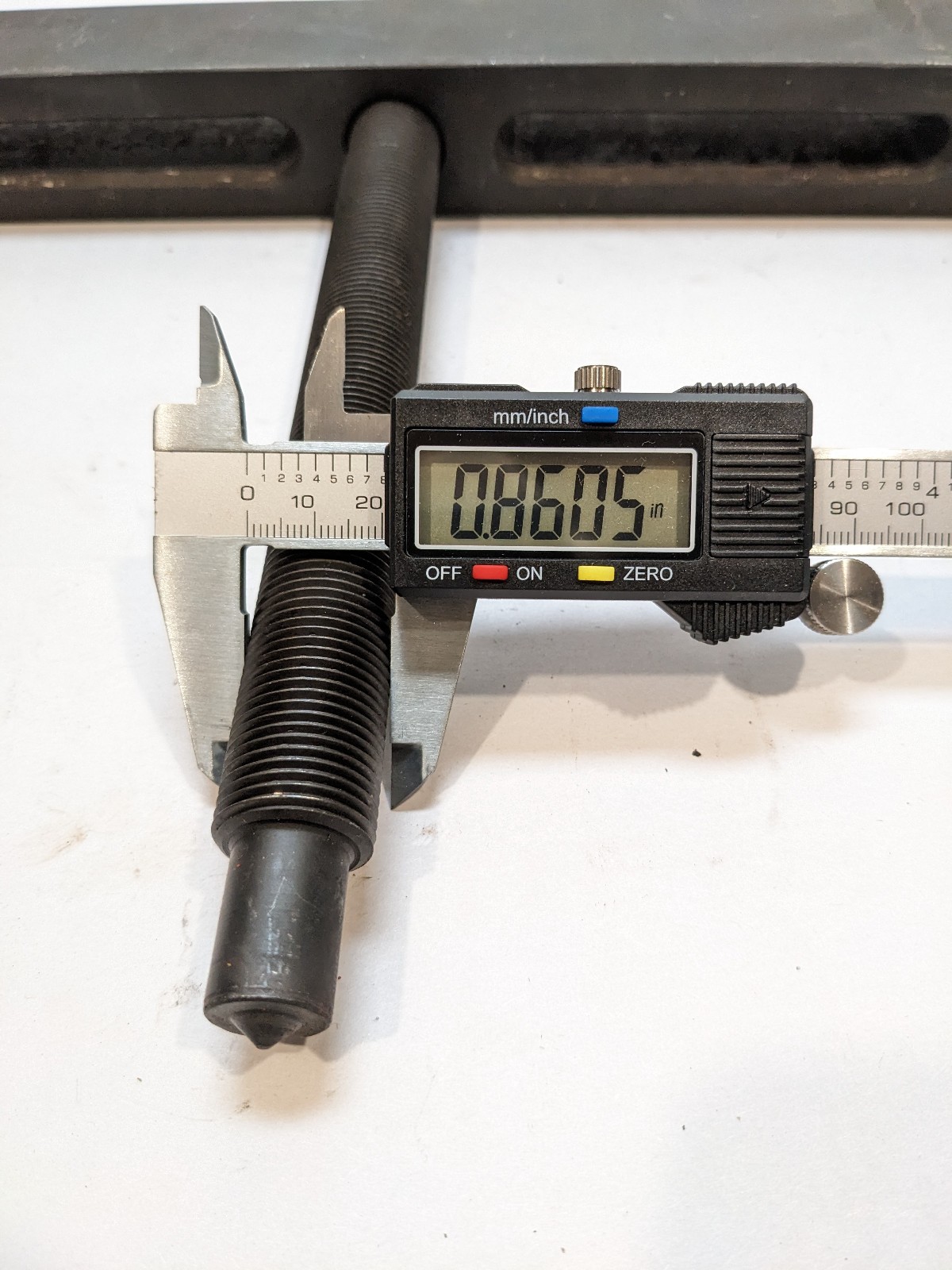 Bar Type Manual Puller Yoke / Bar and Forcing Screw Only HEAVY 7lbs 6oz