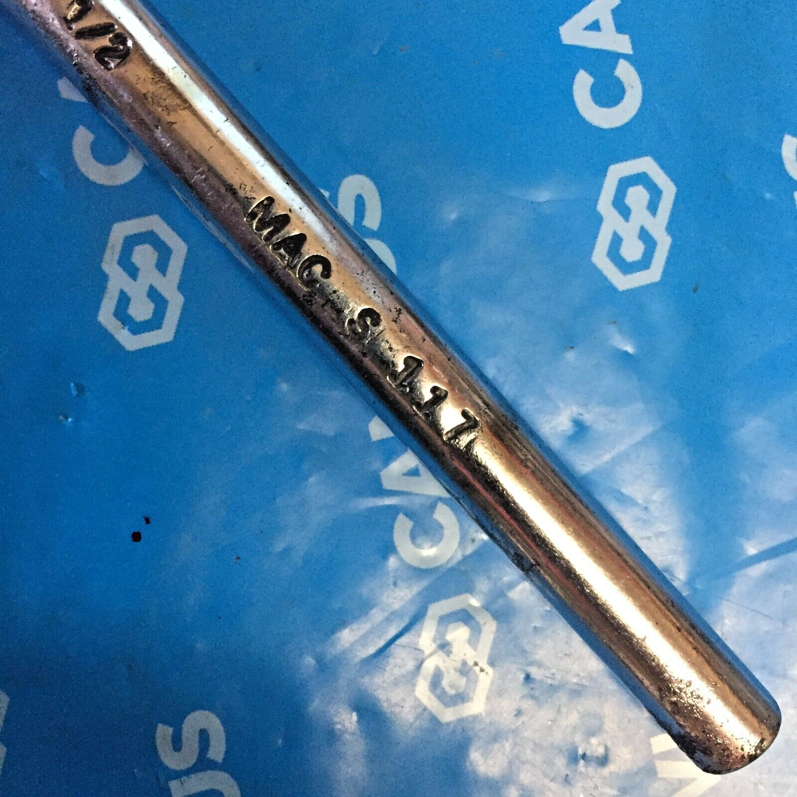 Mac Tool S117 SAE 1/2″ Chrome Brake Wheel Cylinder Wrench 6.5″L USA Good 8/10