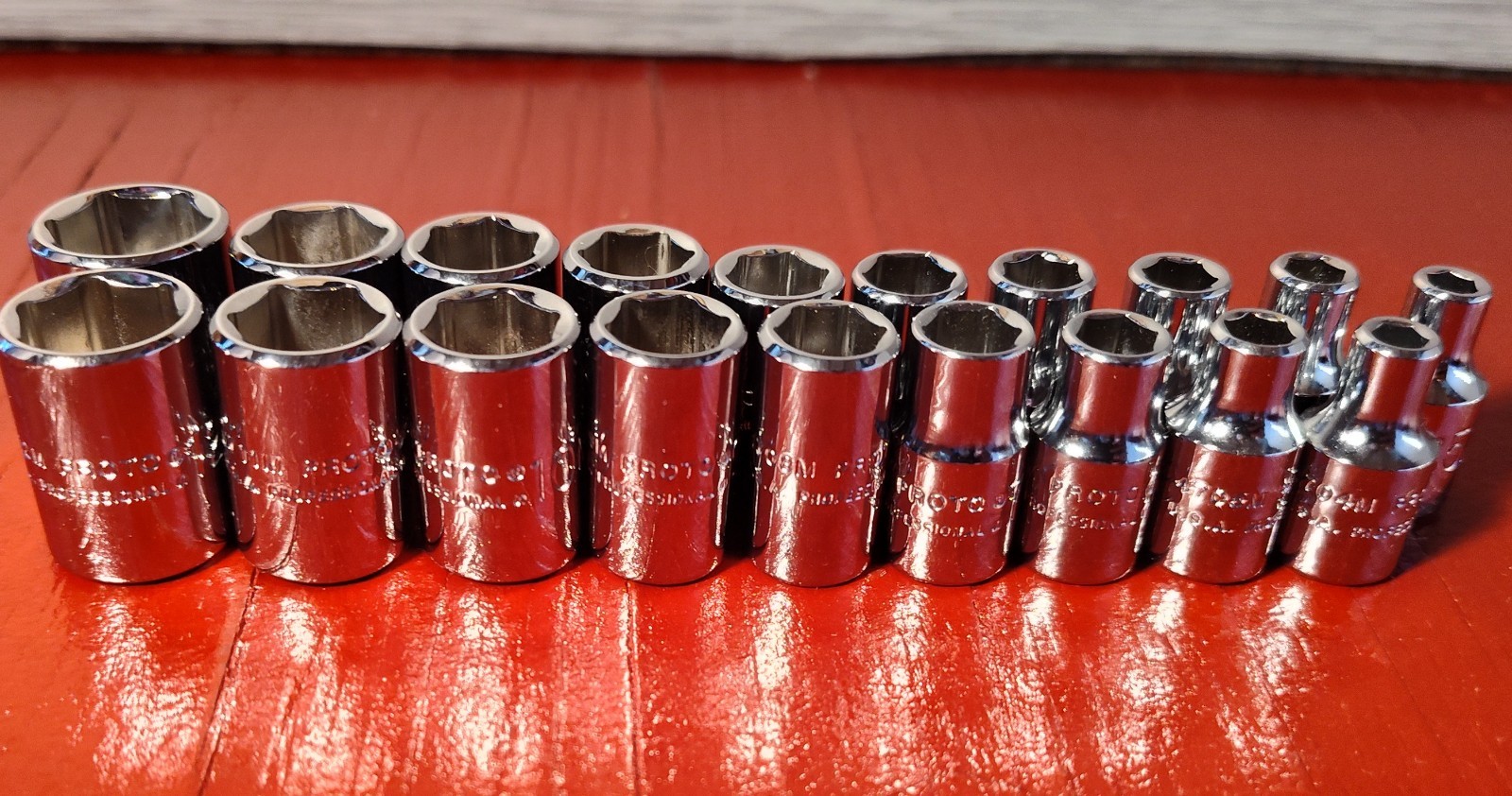 🇺🇲 PROTO PROfessional 45 Pc. Socket Set: SAE/MM, 1/2″ 3/8″ 1/4″ Drive (NEW)