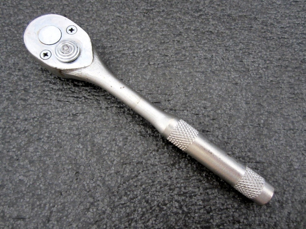 Vintage Herbrand 1/4″ Drive Ratchet M-5 Van-Chrome Made in USA