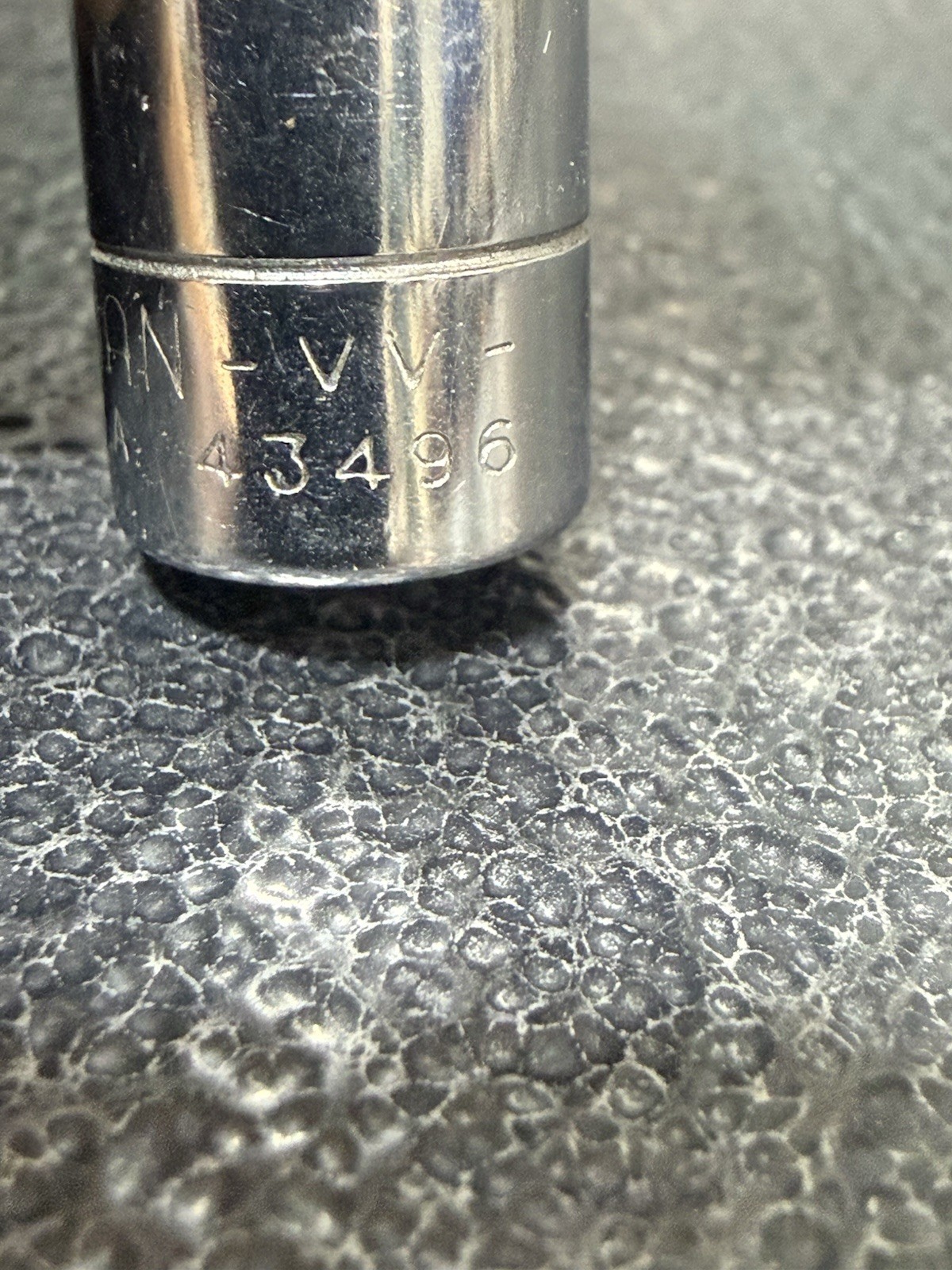 Vtg 11/32″ Craftsman VV-Series Part 43496 1/4″ Drive 6-Point Socket USA Made