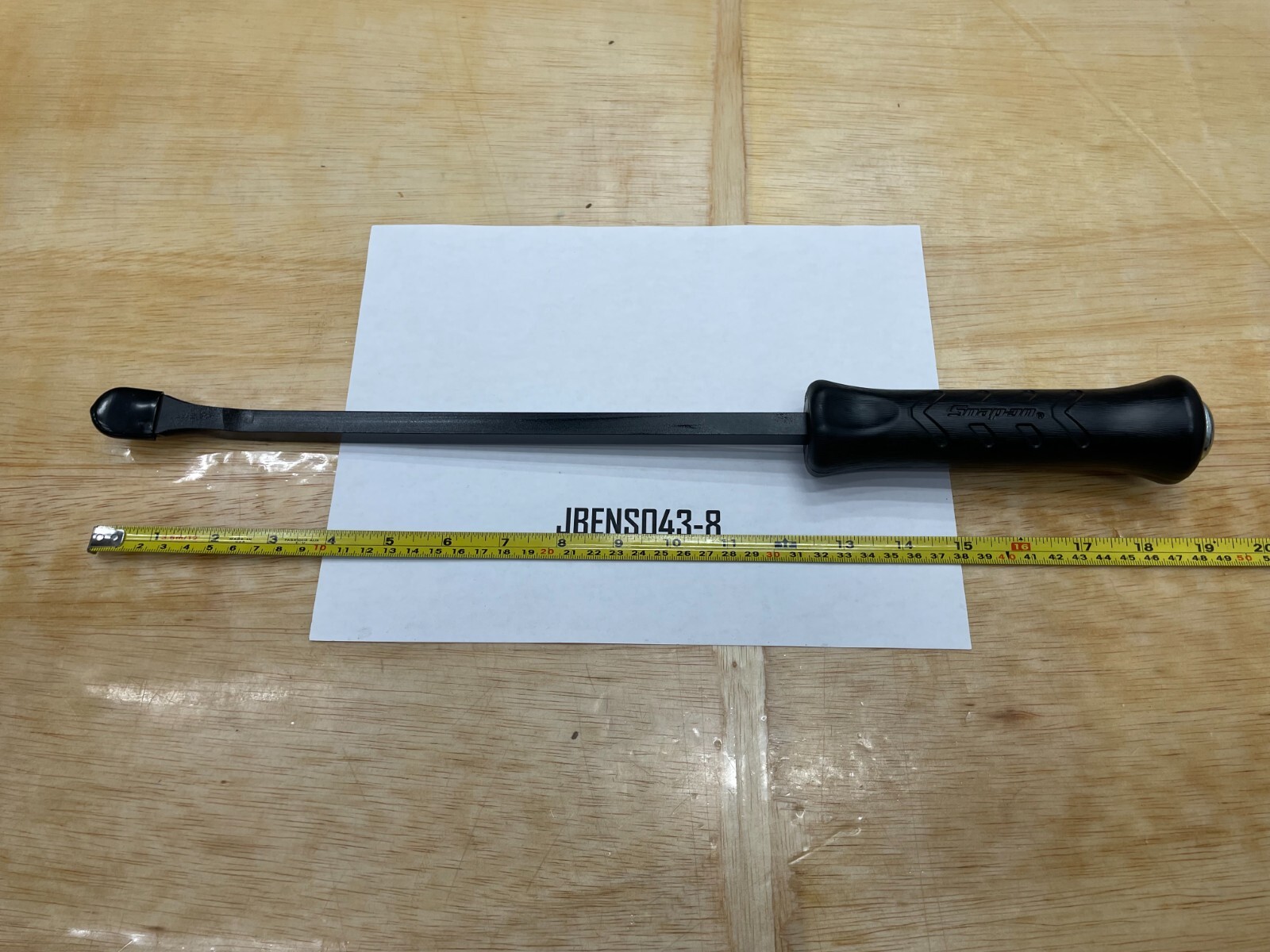 Snap-on Tools USA NEW BLACK 18″ Length Steel Striking Pry Bar SPBS18A
