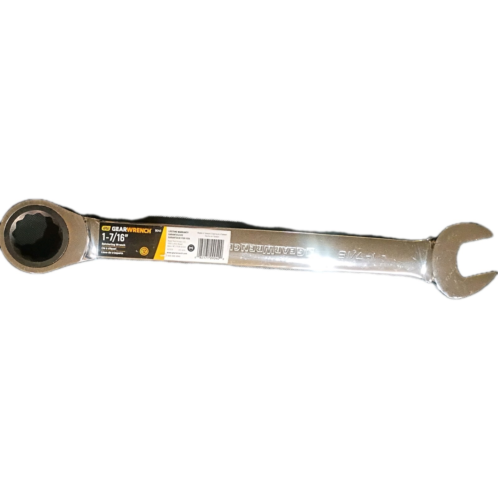 GearWrench 9040 1-7/16″ Jumbo Combination Ratcheting Wrench
