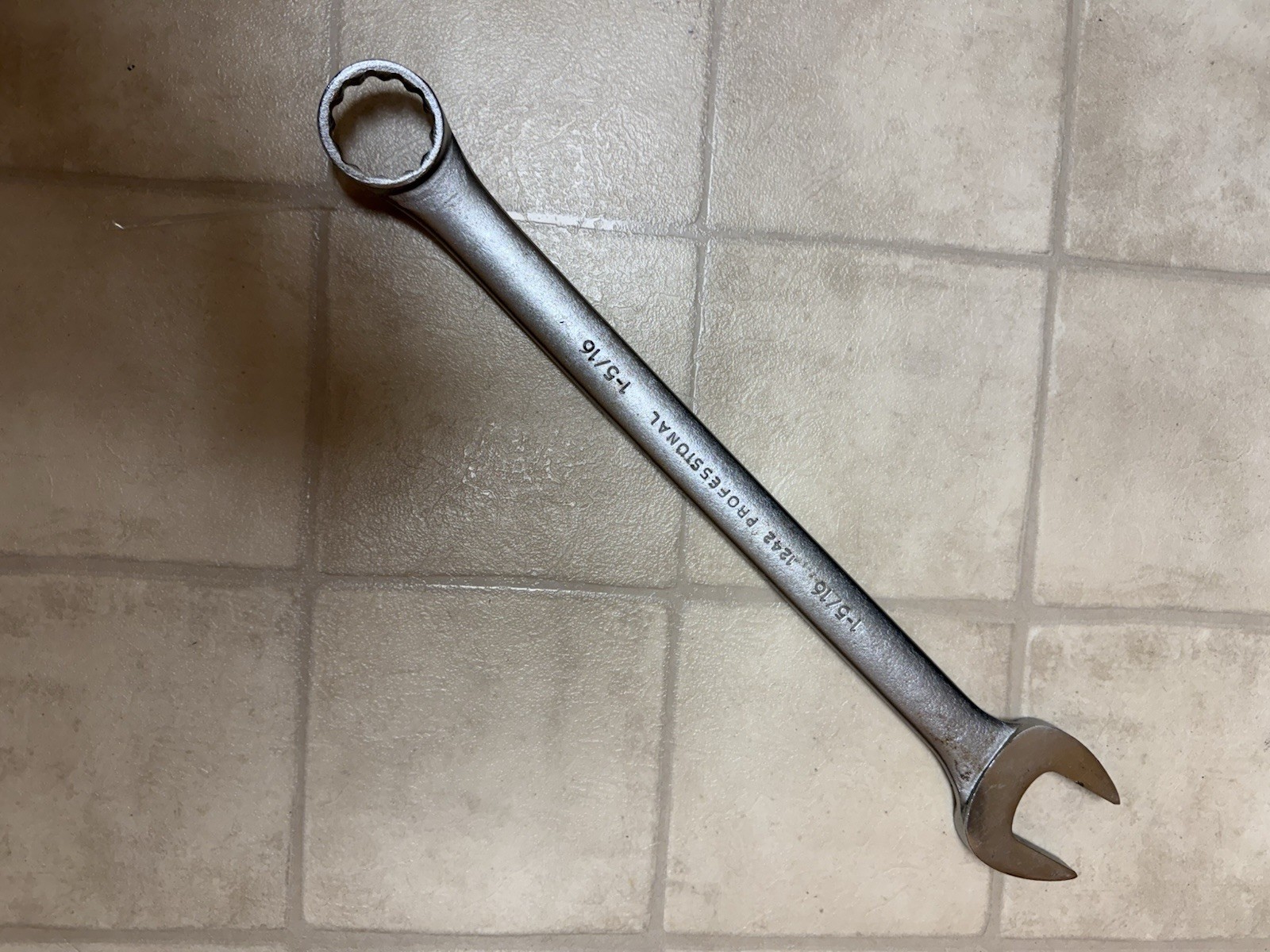 Proto 1242 18″ long 1-5/16″ 12pt combination wrench USA MADE