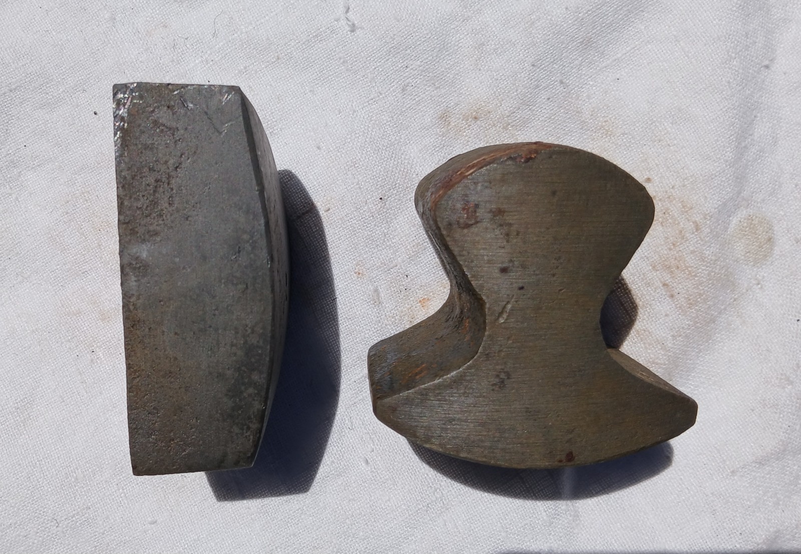 Two Steel Automotive Dolly’s, Anvils for Car Bodywork Or Jewelry Making Anvils