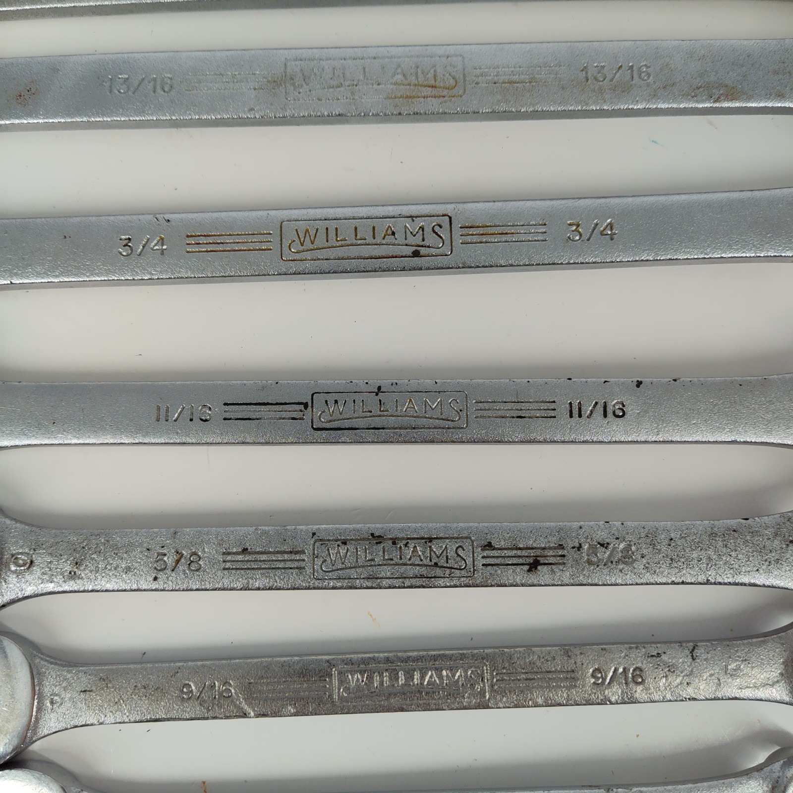 16X Williams Tool USA Combination Wrench Set SAE Superwrench WMS 1/4” To 1 1/4”