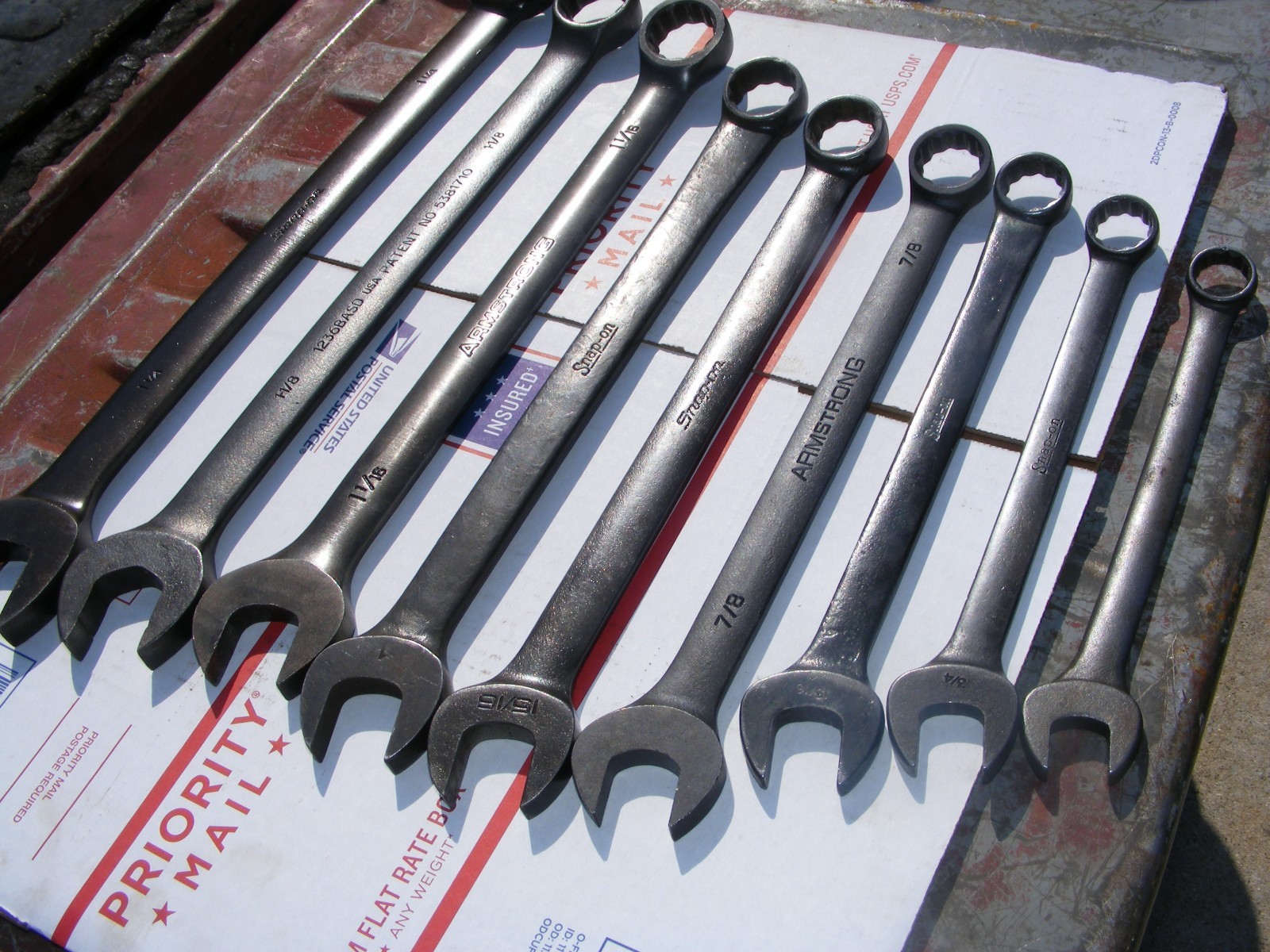 black oxide wrench set sae mostly snap on