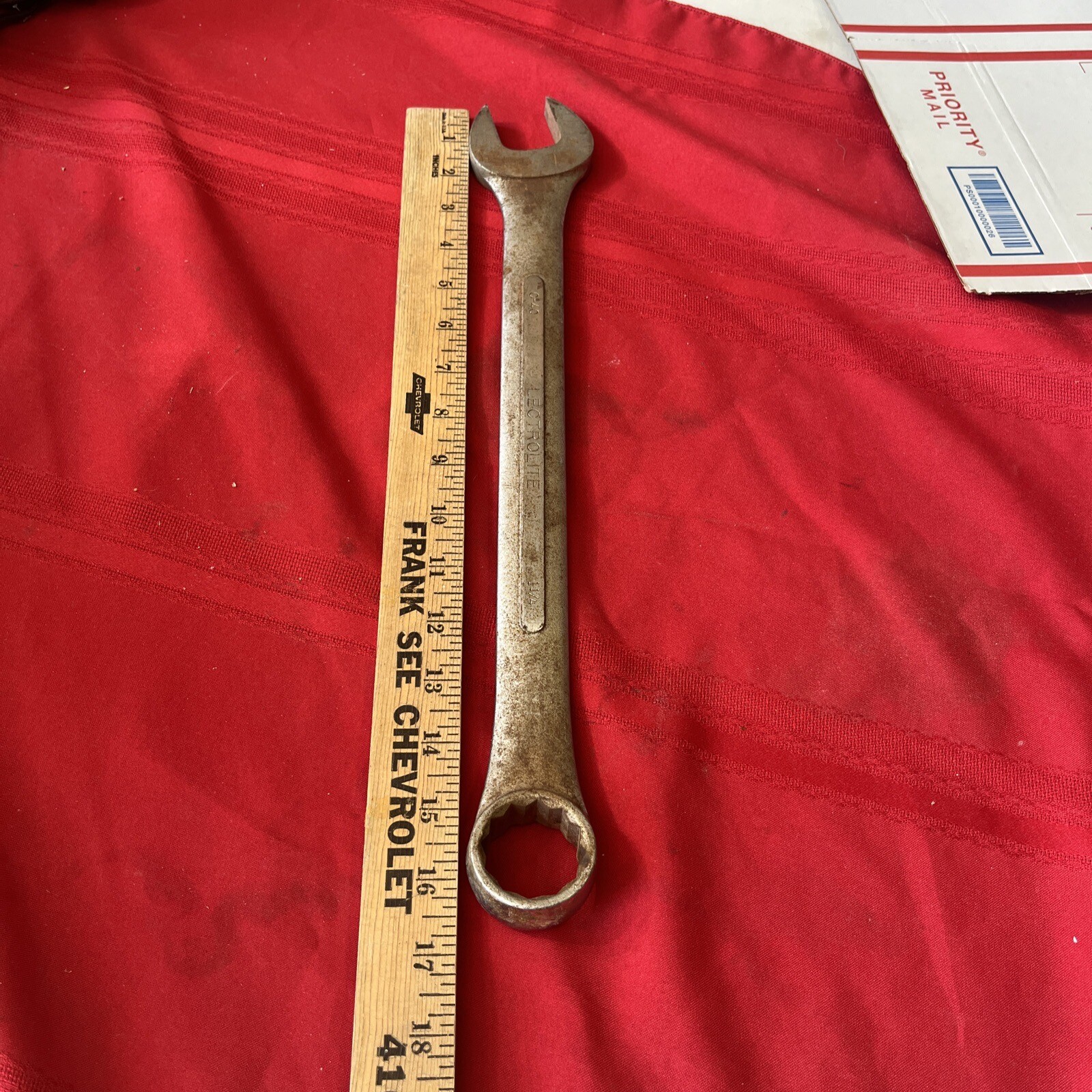 Lectrolite C-40 1-1/4” FORGED ALLOY 12 Point Combination Wrench USA FREE SH