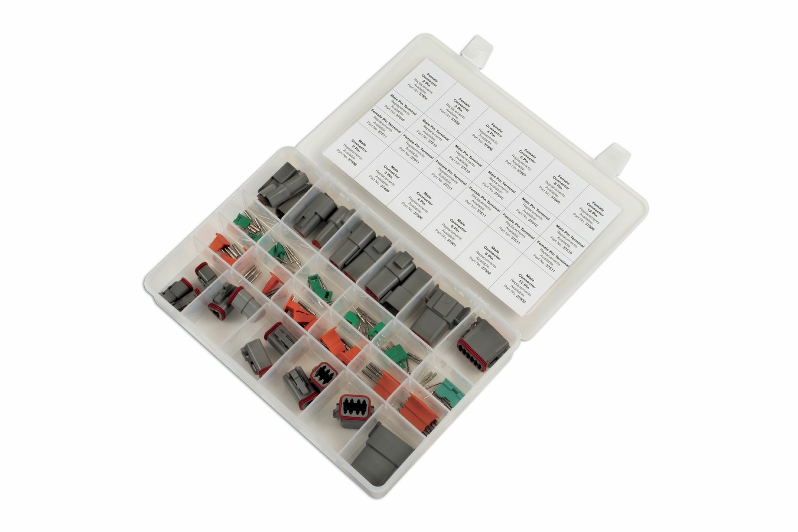 Connect 37415 22 Piece Assorted Deutsche DT Connector Kit