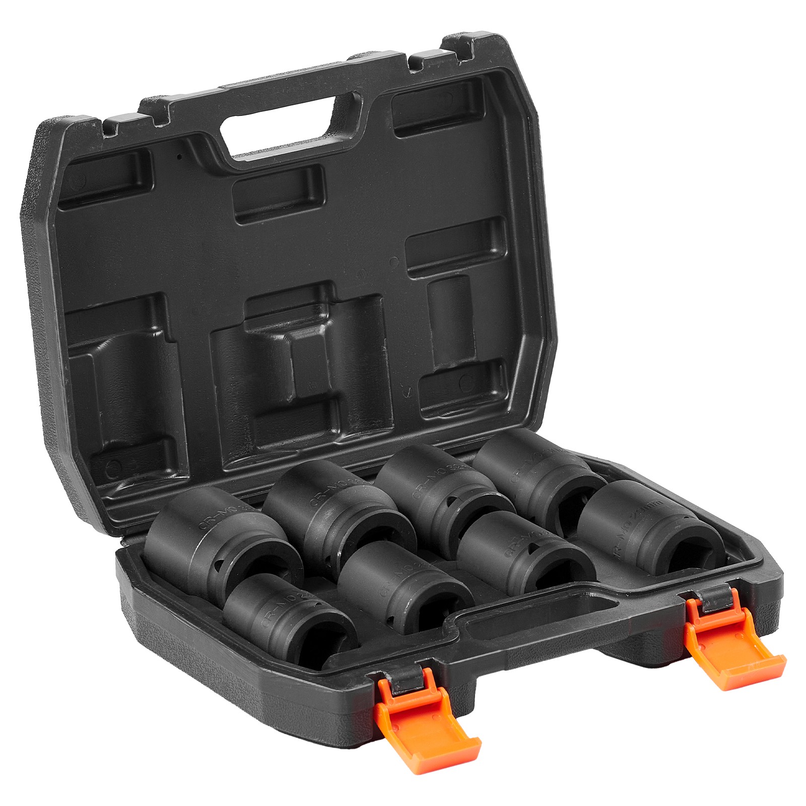 Uimoso 8PCS 3/4″ Drive 6-Point Metric Axle Nut Socket Set
