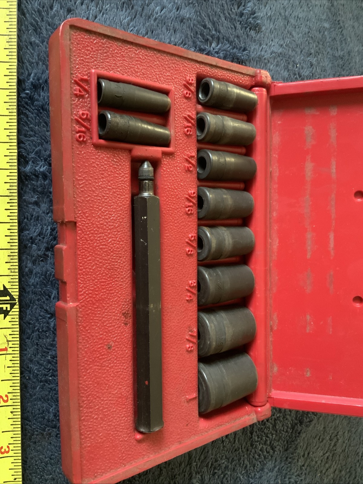 Blue Point 11pc Gasket Punch Set, Pgh8a…..used….