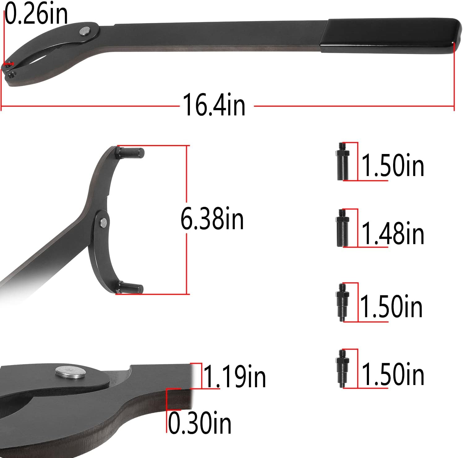Car Timing Belt Change Wrench Tool for Audi V6, 3.2FSI 1.4 1.6 VAG 3036 T10172