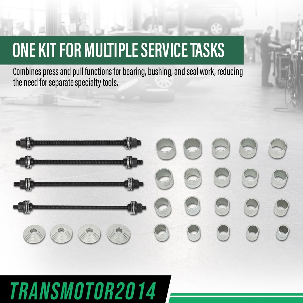 Press Pull Sleeve Removal Install Set 28PCS Universal Bearing Bush Seal Tool Kit