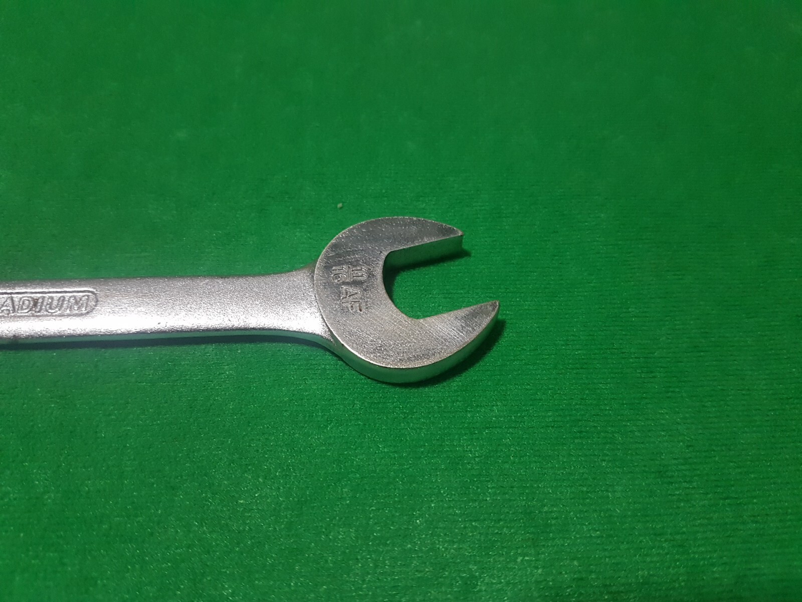 Vintage Gordon Open End Chrome Vanadium Spanner 11/16 AF x 3/4 AF **FREE POST**