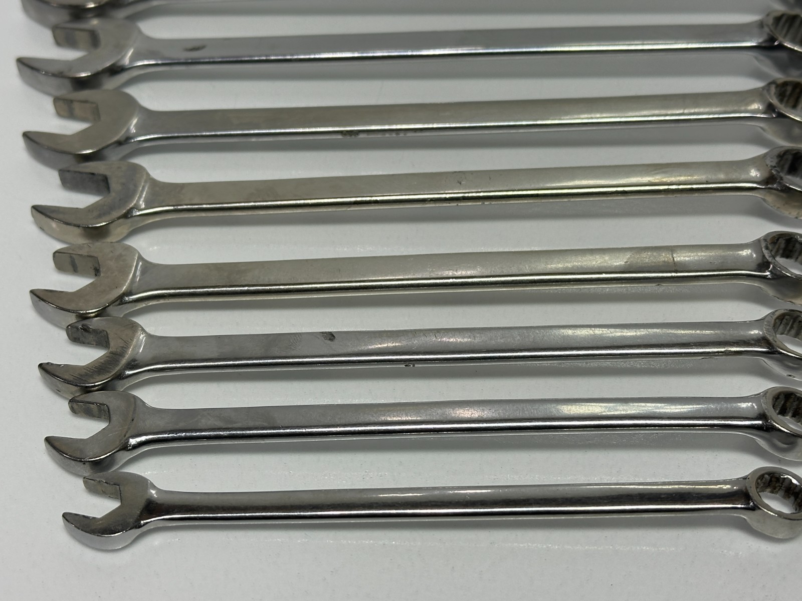 🇺🇸 Bonney Tools USA 11pc SAE 3/8-1″ Chrome Combination Wrench Set, 12 Point