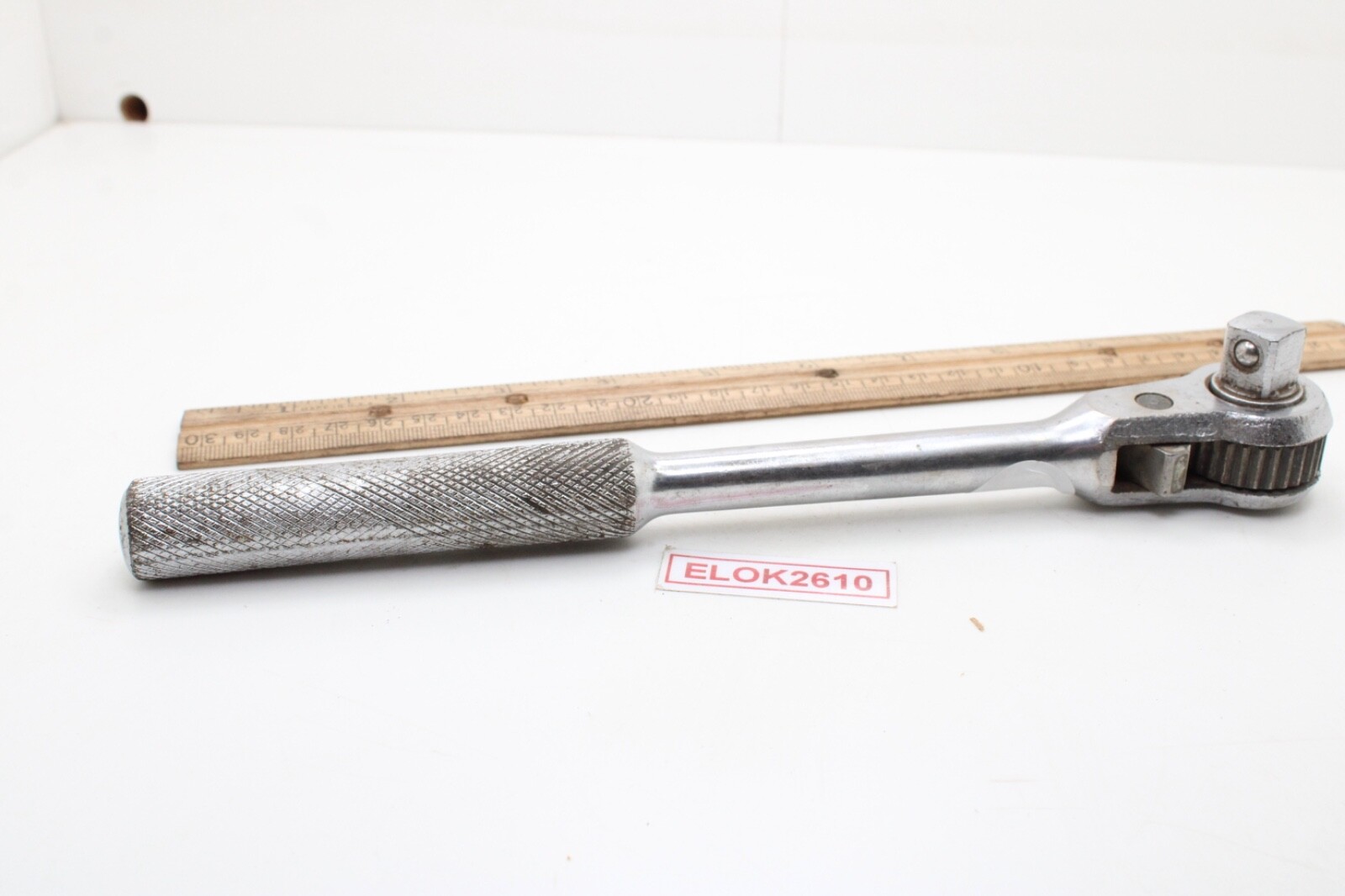 Thorsen 77 1/2″ Drive Open Gear Standard Ratchet Knurled Grip 10″ Made in USA