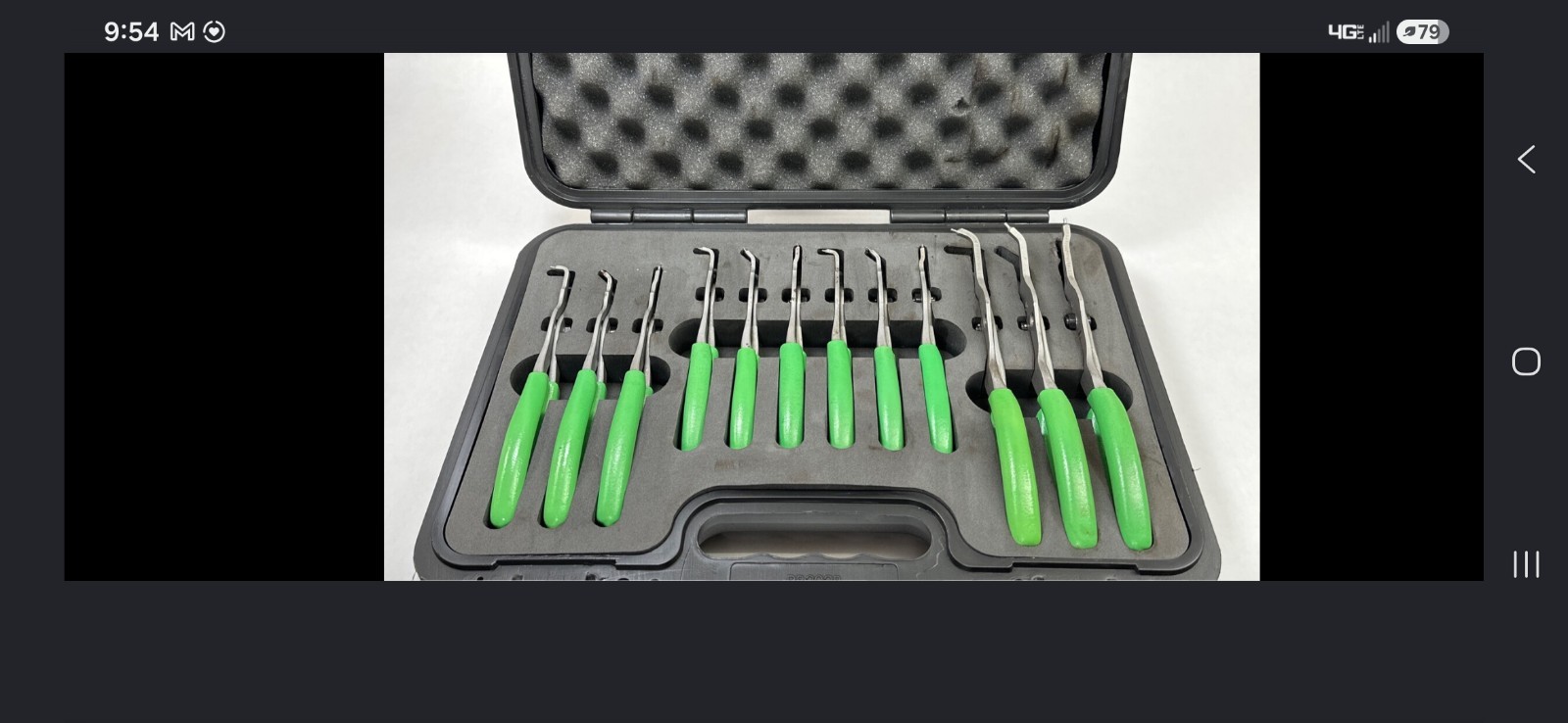 New Sealed Snap-On NEW 12 Piece Green Soft Grip Snap Ring Pliers Set SRPCR112G