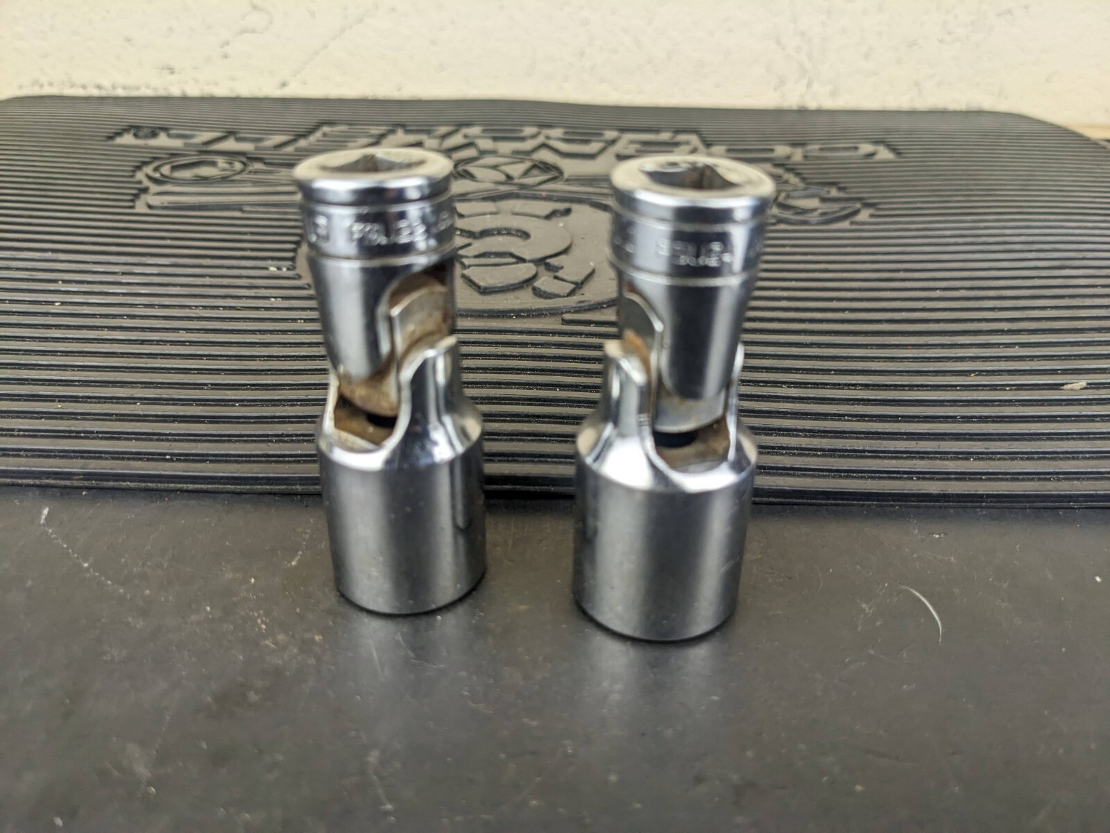 #bd209 Snap-on 3/8 Drive Deep Swivel Sockets SAE 3/4″ 11/16″ FSU22 FSU24