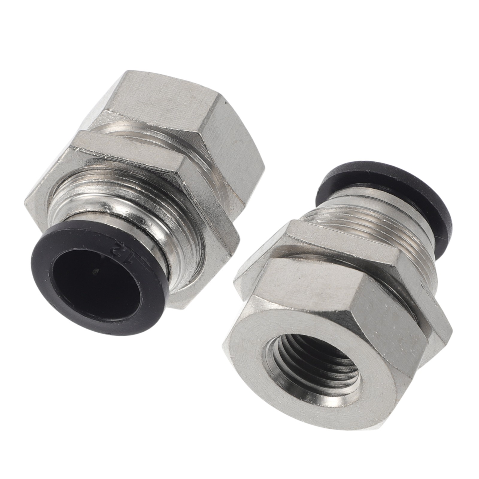 for Push to Fittings Male Straight Fitting 15/32″ 12.7mm 1/4″ BSPT Black