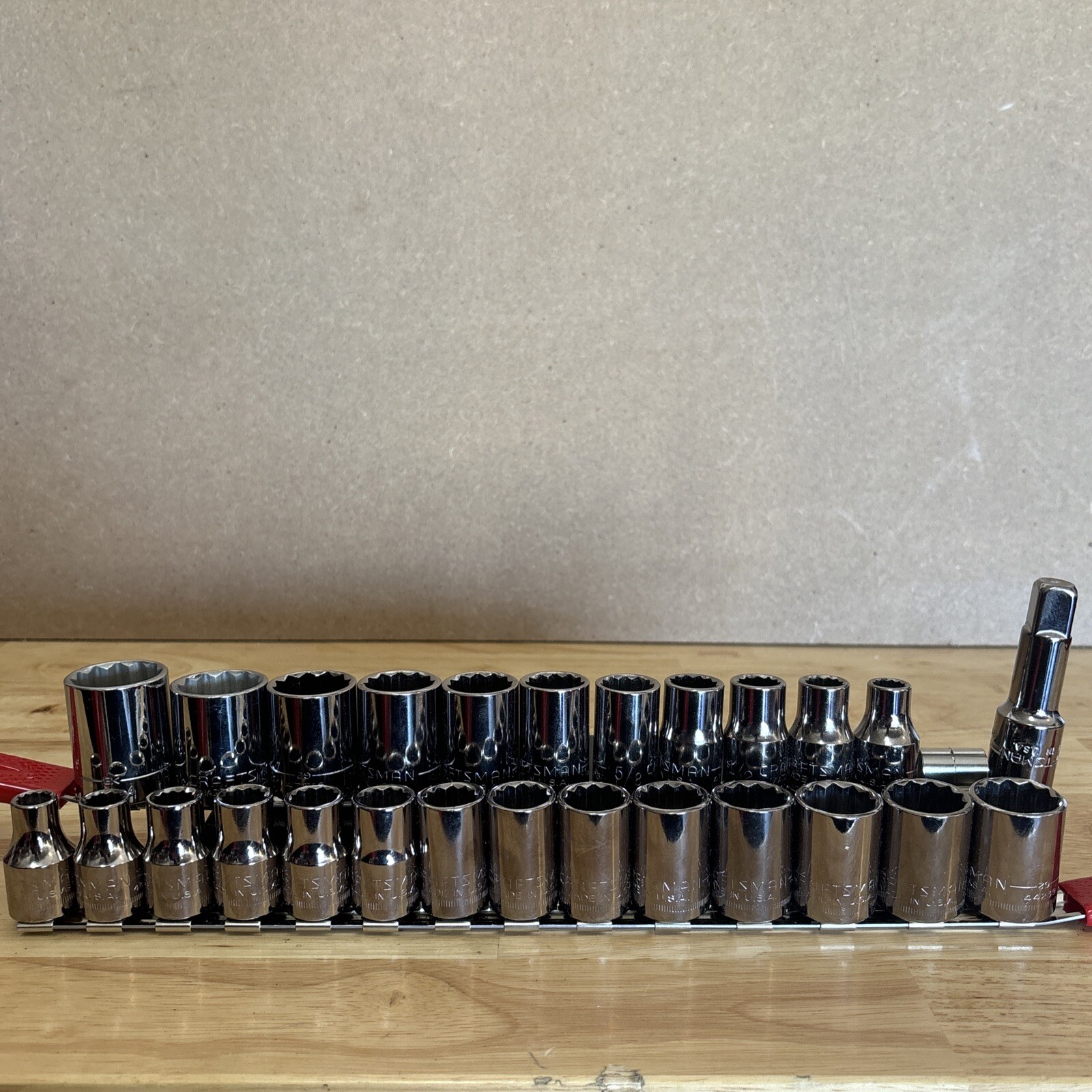Craftsman Metric & SAE Socket Sets 1/2″ Drive 12 Point G2 Series USA MINT!