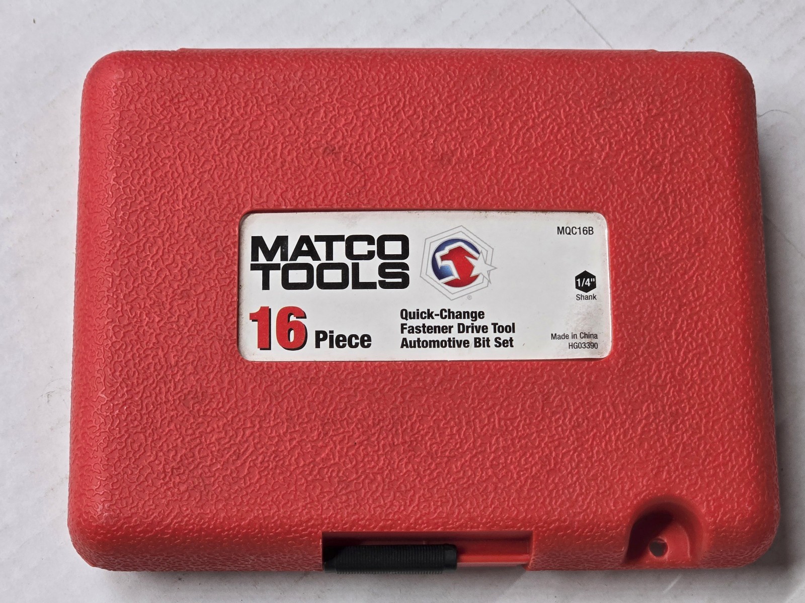 IRWIN 16pc quick change bit set (Matco Tools part # MQC16B)