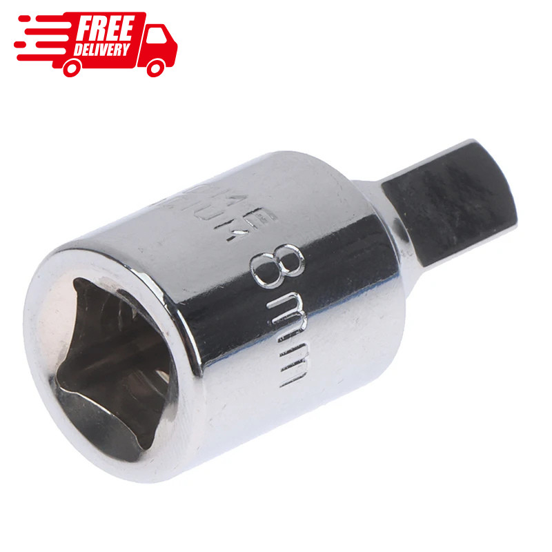 8MM Square Oil Sump Drain Plug Key Tool Remover for Renault Citroen Peugeot