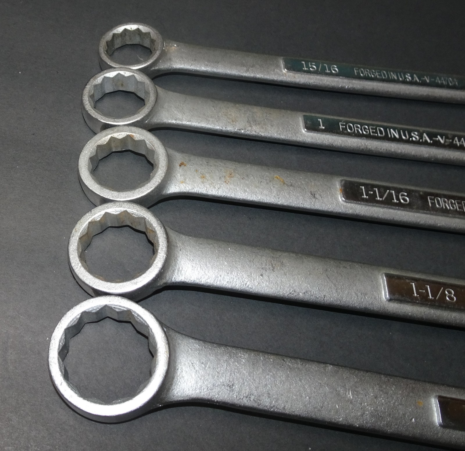 5 Craftsman Open & Box End Wrench Set V series USA 44704 44705 44706 44707 44708