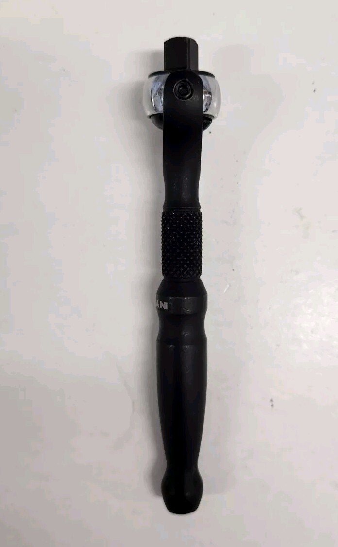 Titan 11313 1/4″ Drive 4″ Long Swivel Head Micro Ratchet 90T