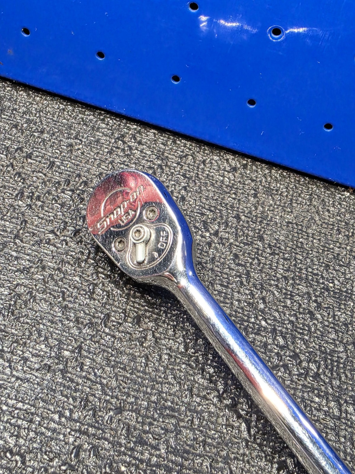 Snap-on Tools TML830 1/4″ Drive Long Handle Chrome Ratchet 6-1/2″ Long