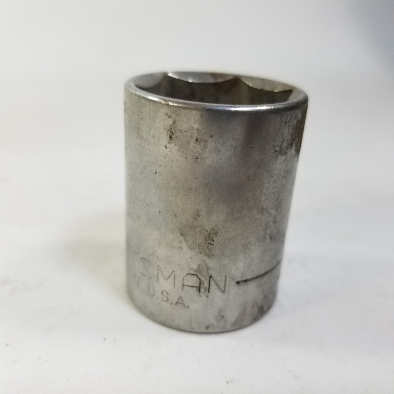 Craftsman Vintage 7/8″ 6 Point 1/2″ Drive Shallow Socket 44064 G Made in USA