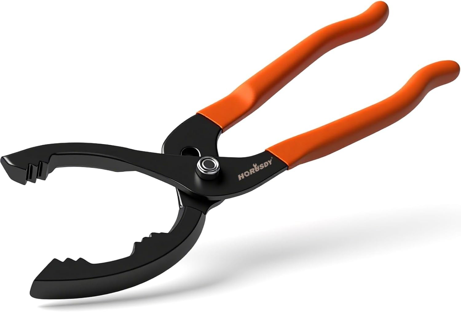HORUSDY 12 Adjustable Oil Filter Pliers, 20° Angled Jaw Heavy-Duty Oil Filter…
