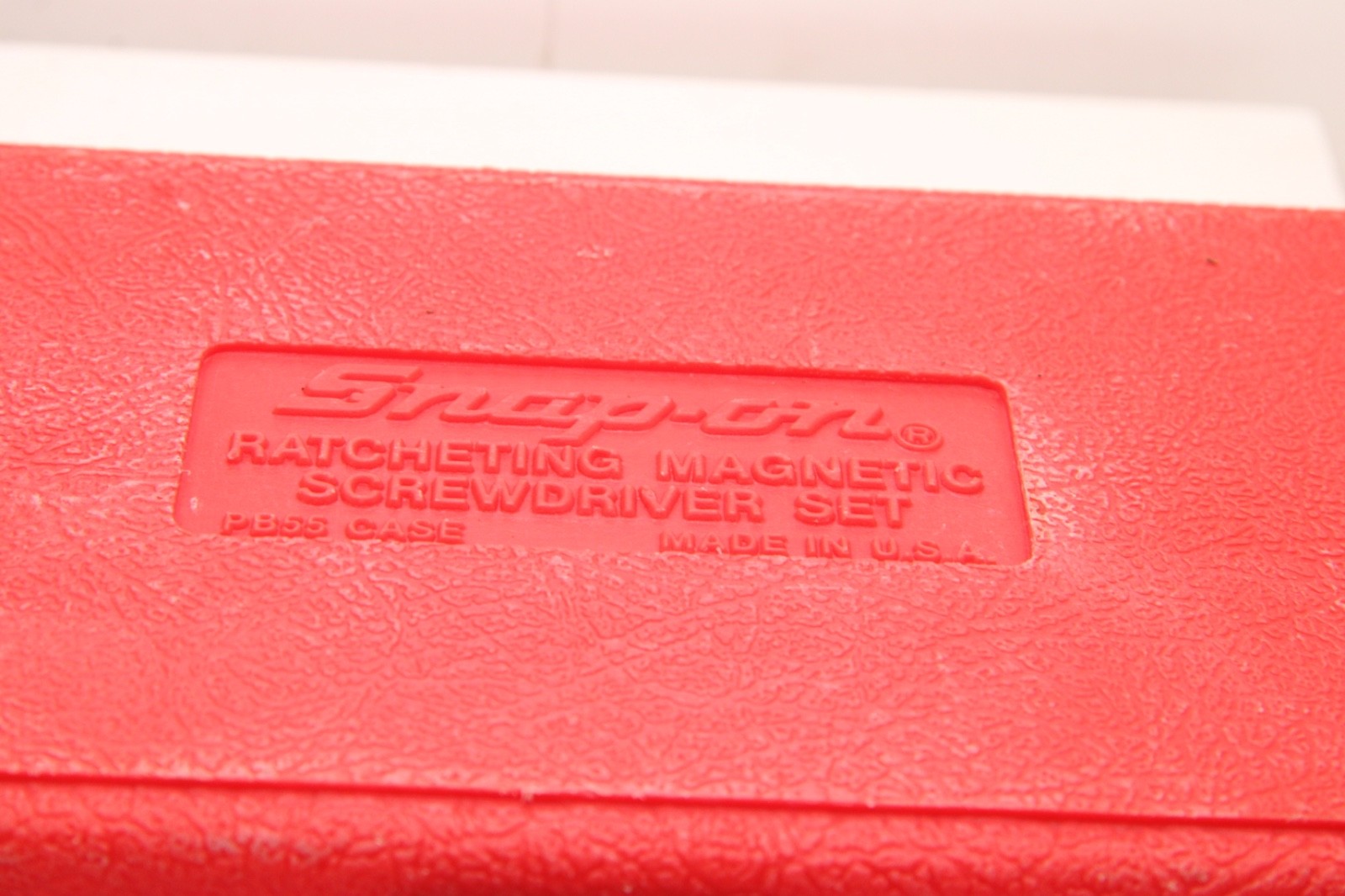 Snap On SSDMR220 22 Piece Ratcheting Screwdriver Set w/Red Case USA