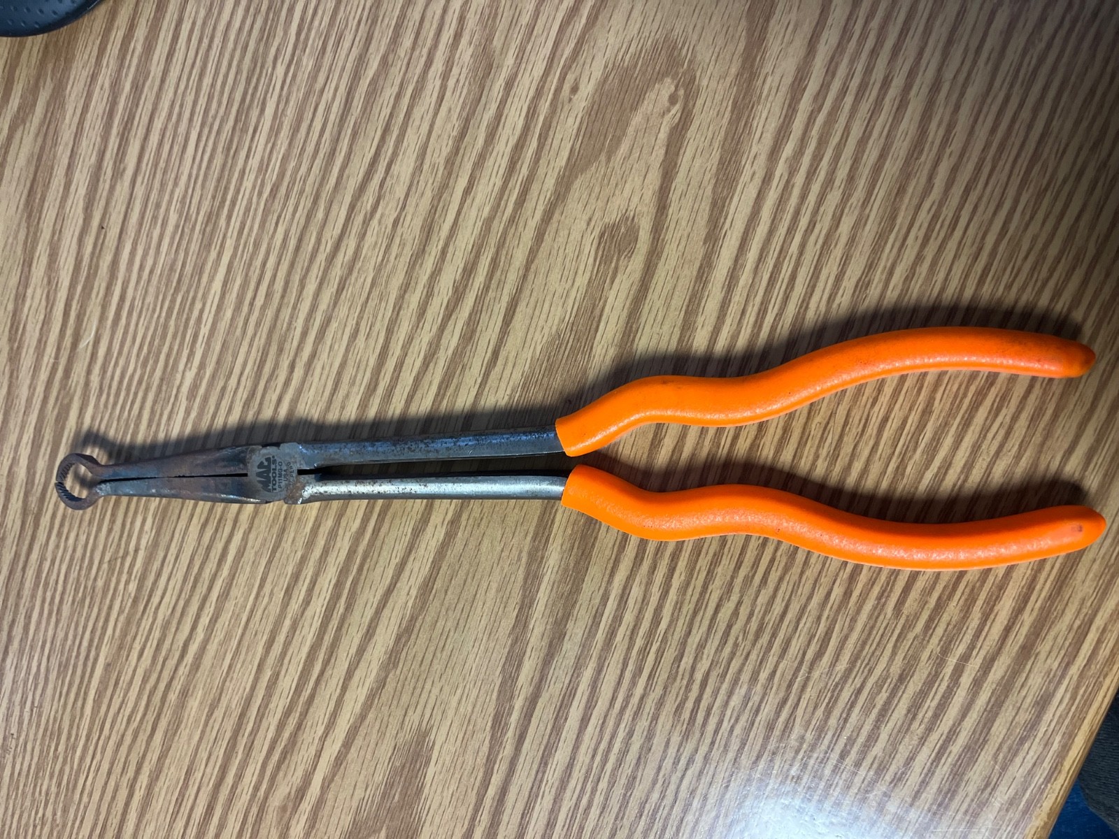 MAC TOOLS – P11MG-0 — 11.5″ LONG HOSE PLIERS WITH ORANGE HANDLES – LOC#225