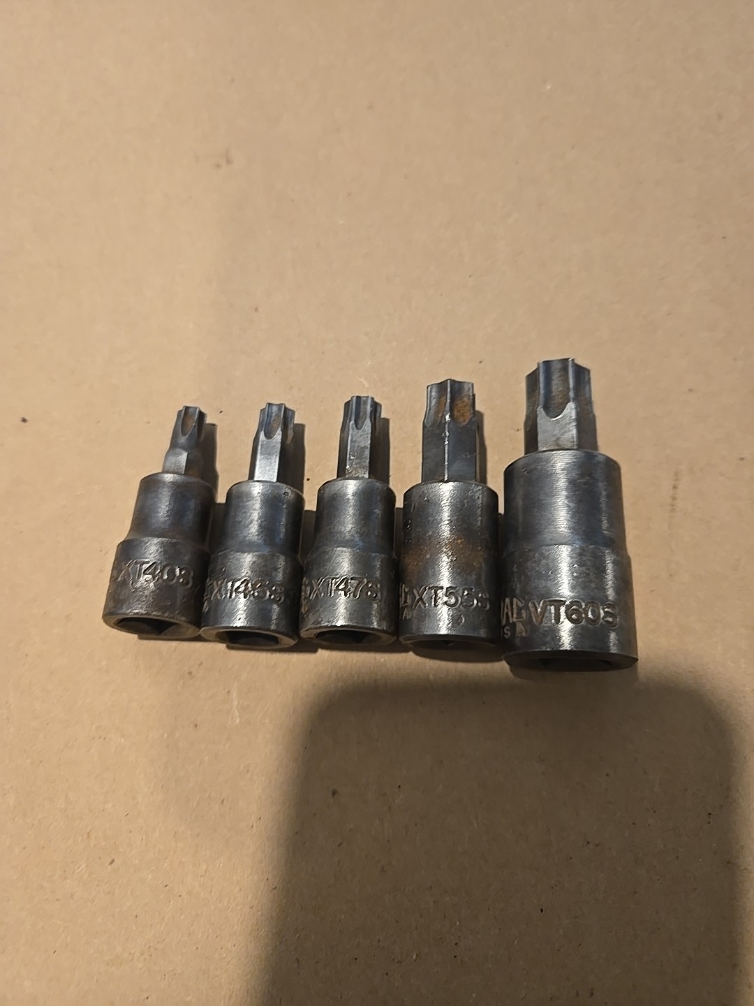 Mac Tools 3/8 1/2″ Drive T40,T45,T47,T55,T60 Torx Bit Driver Sockets USA Lot