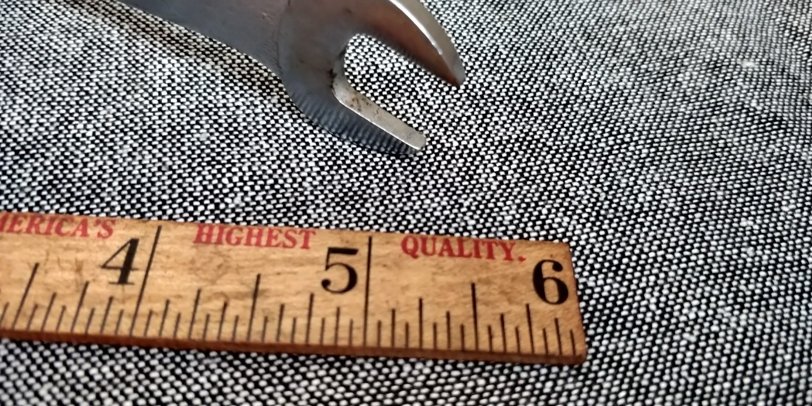 Snap On 1/2″-9/16″ SAE Chrome Low Torque Slime Line Open End Wrench LTA1618