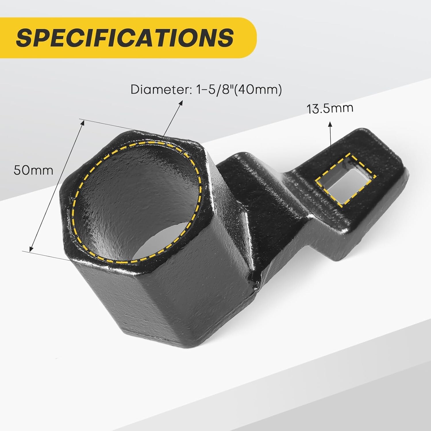 50mm Crankshaft Crank Pulley Removal Wrench Holder Tool For Honda Acura Engines