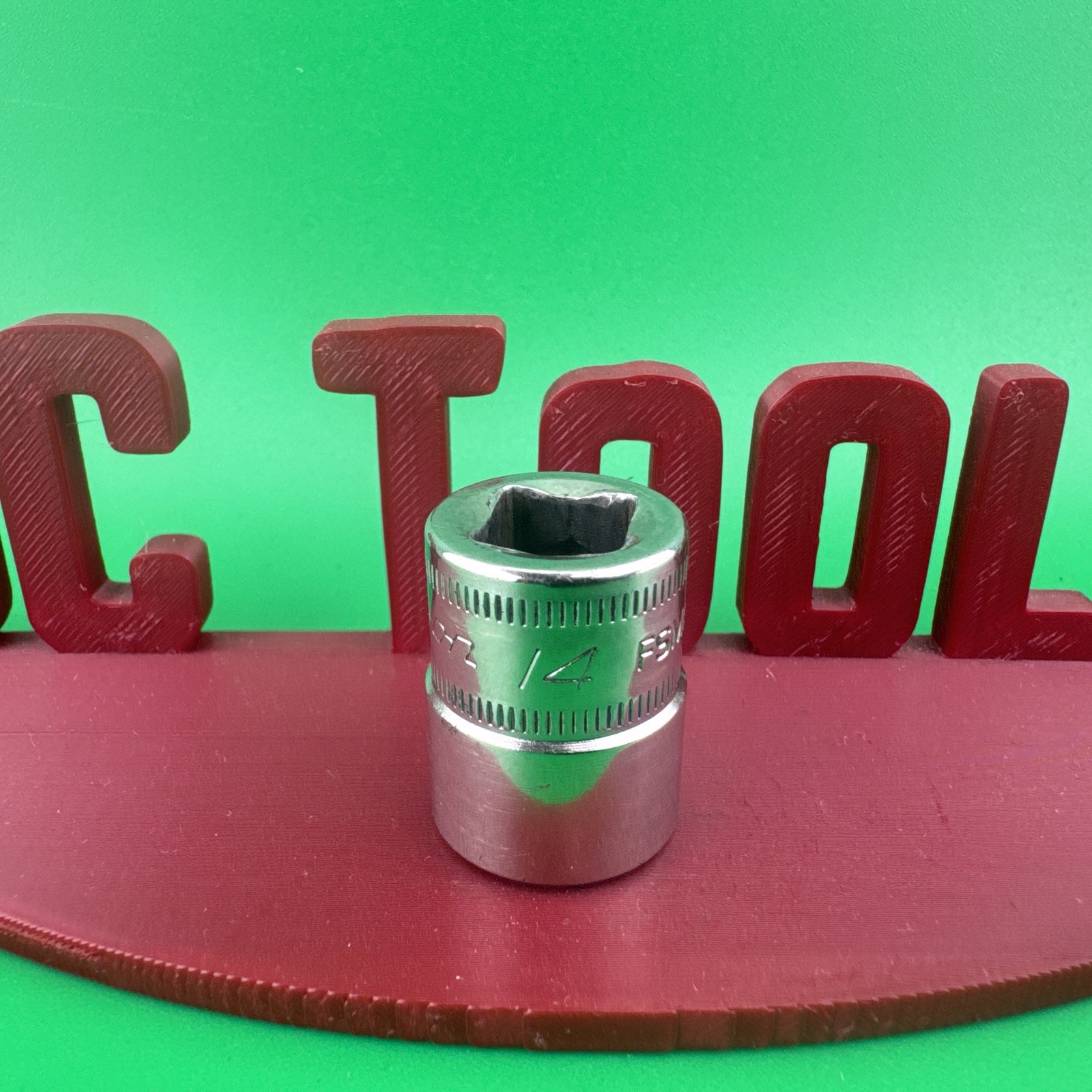 Snap On FSM141 3/8″ Drive 6-Point Metric 14mm Shallow Chrome Socket 1