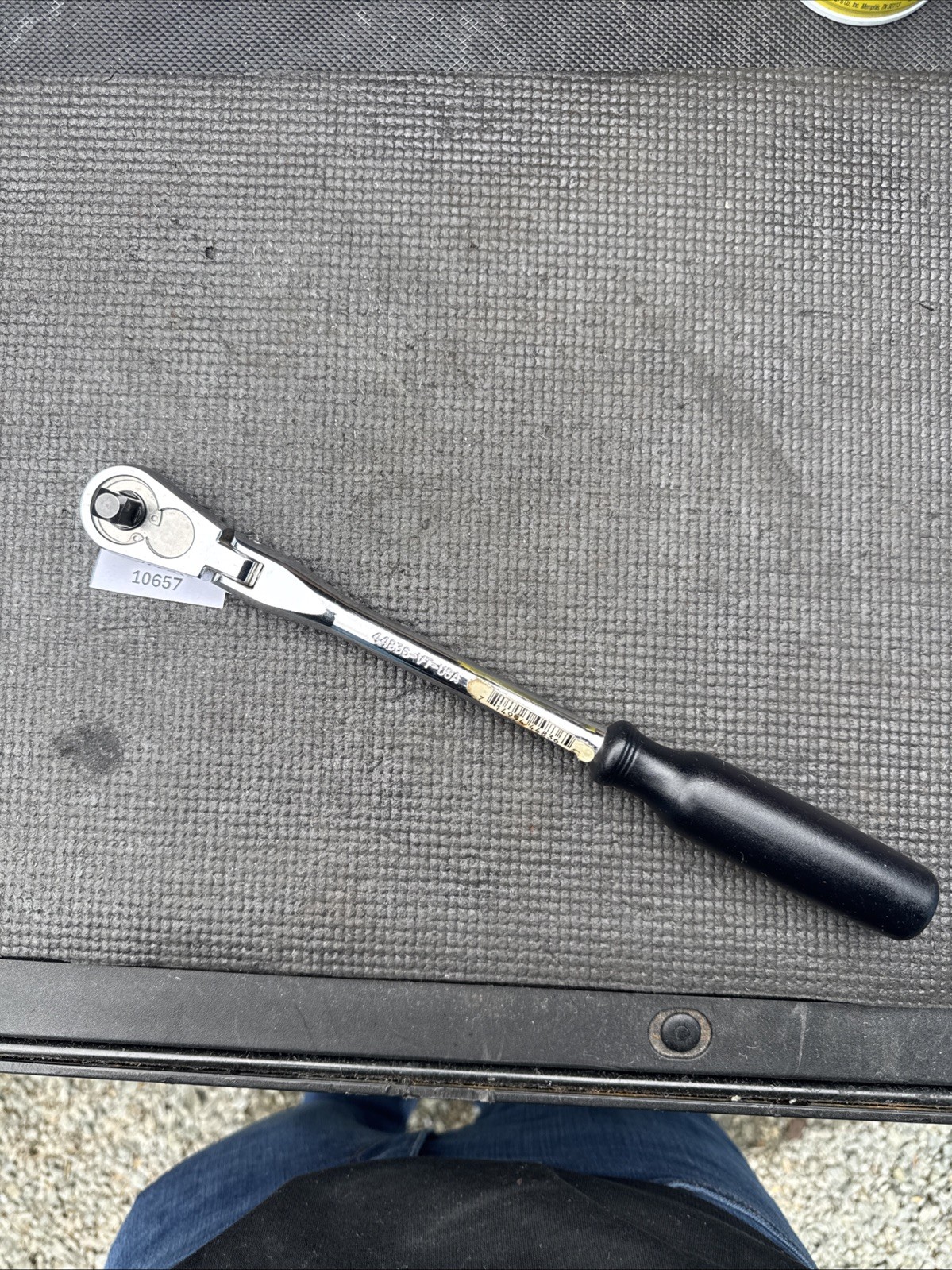 Sears Craftsman 12″ Flex Head Ratchet 3/8″ Drive Black 44836 VT USA Nos