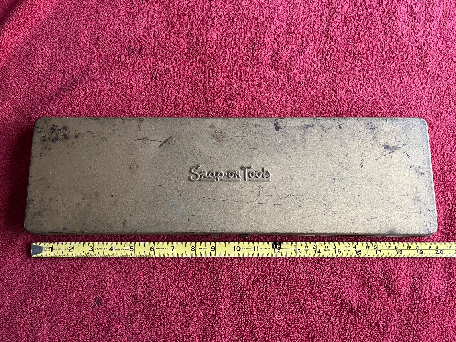 Snap-on Tools 1970 50th Anniversary Gold KRS-284 Socket Set Case Box