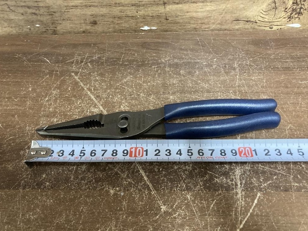 Snap-on LN47ACF POWER BLUE Talon Grip Long Nose Slip Joint Pliers [Used]