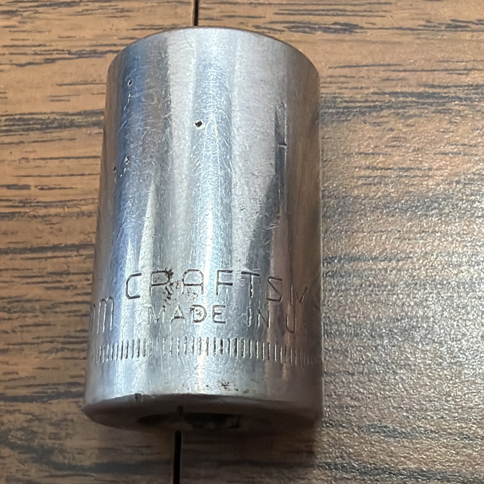 Craftsman USA GK 8 pc 3/8″ Drive Metric Mid-Length Socket Partial 10-19mm 43219