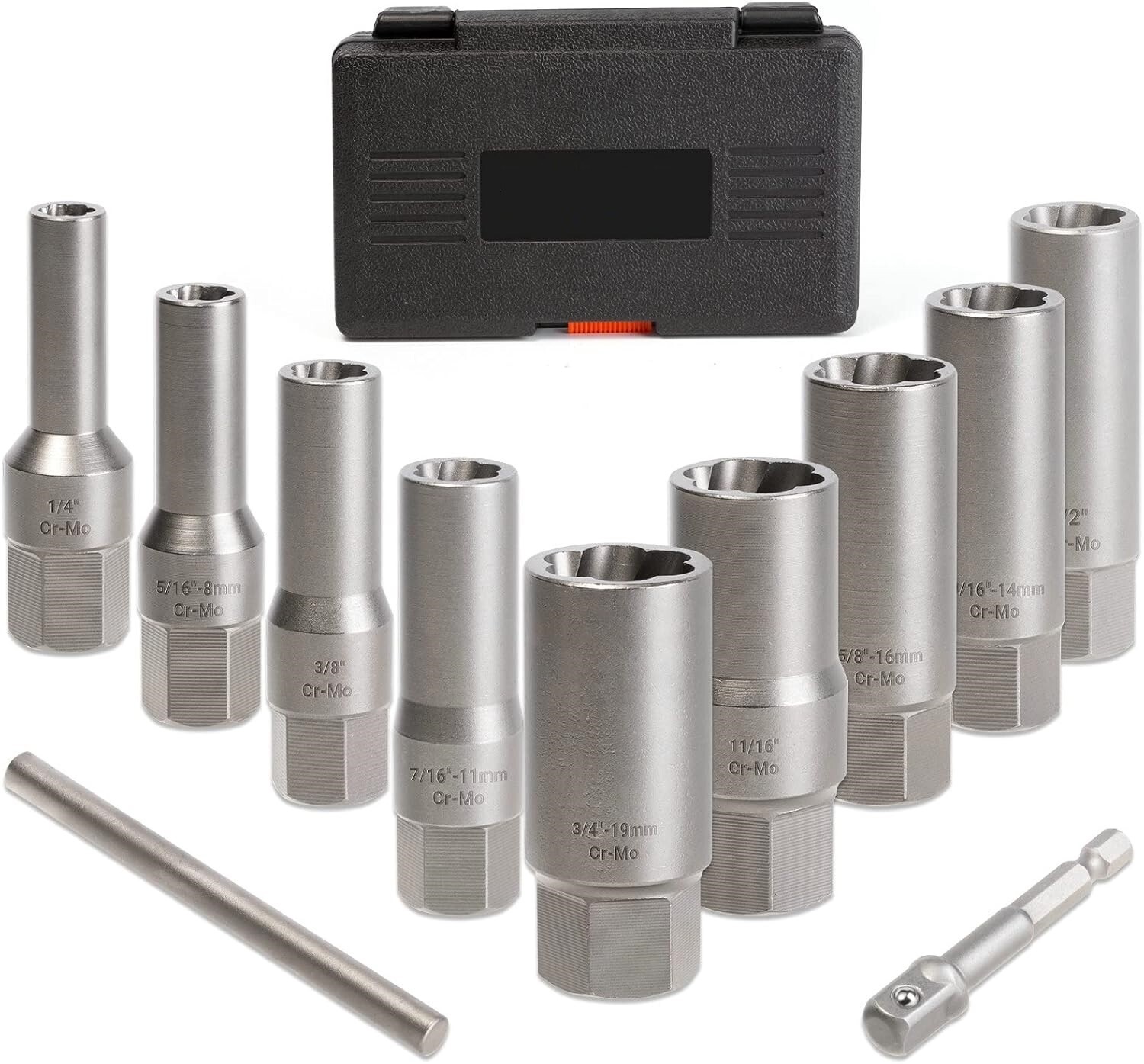 Bolt Extractor Set Deep Well Bolt Deep Impact Lug Nut Nut Remover Extraction Soc
