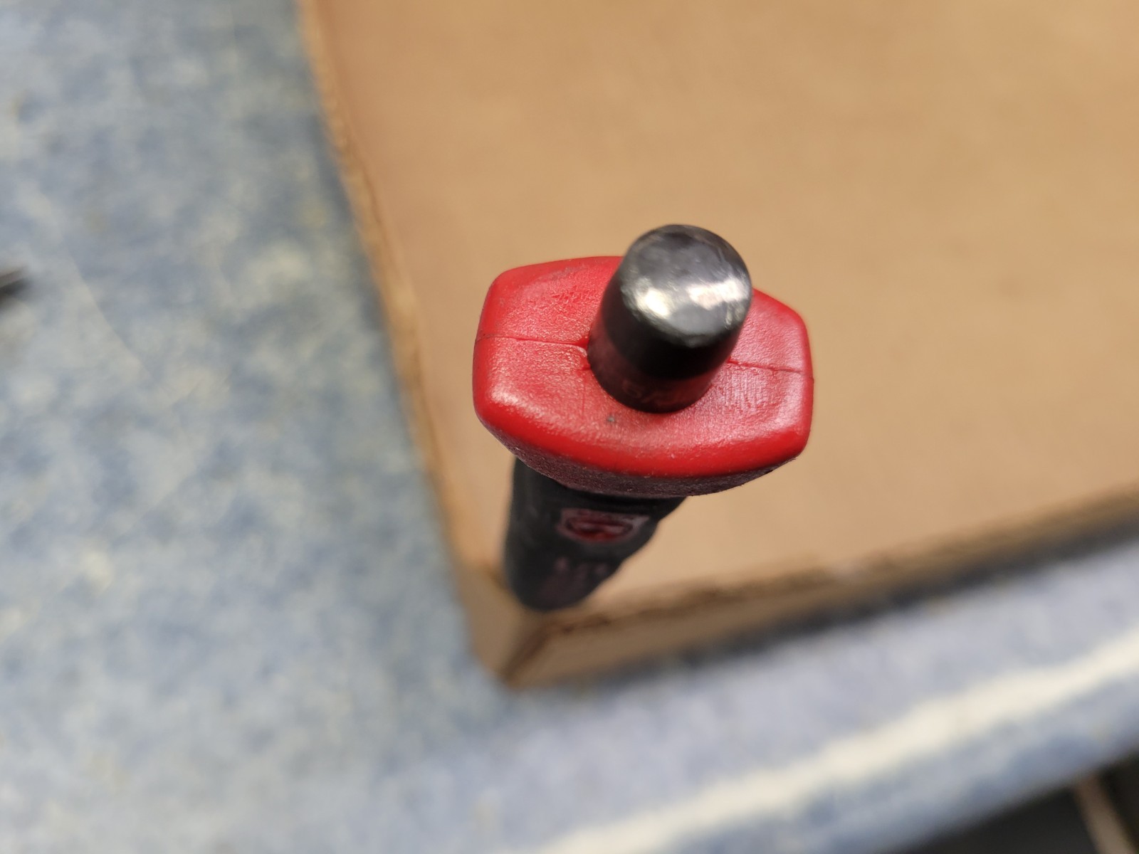 Snap On 5/32″ Starter Punch With Red / Black Comfort Handle Grip No PPSG205