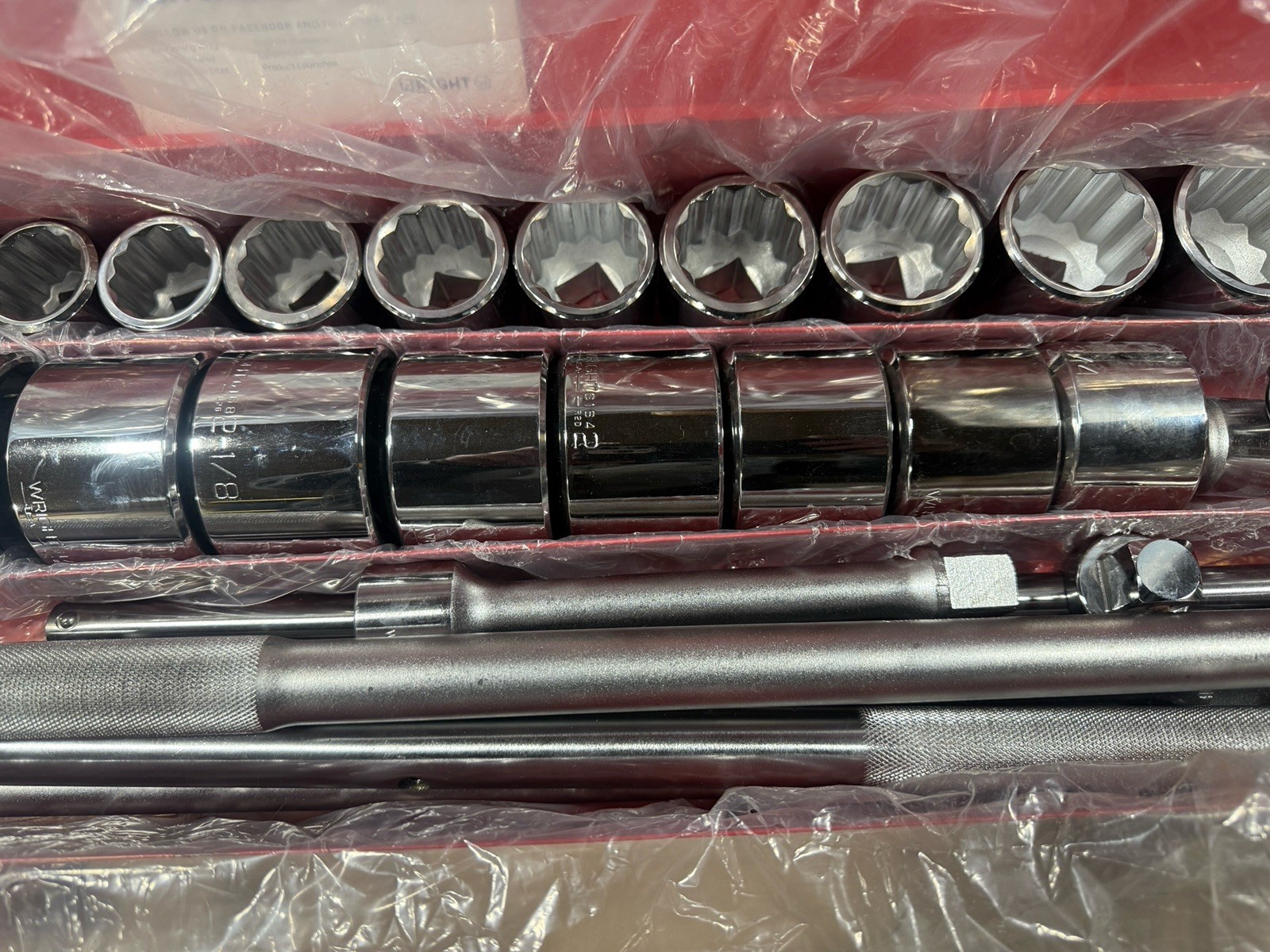 Wright Tool 31pc 3/4″ Drive Standard Socket Set 12pt 7/8″-2-3/8″ 631 USA NEW