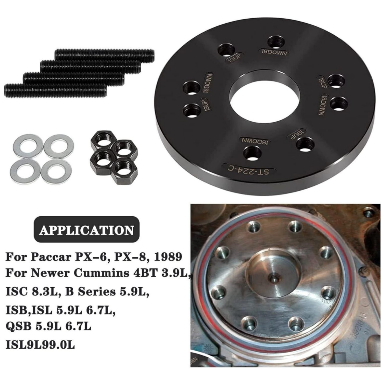 3824078 5395259 Rear Crankshaft Seal Installer Alt ST-224C For Cummins 3.90/5.9L