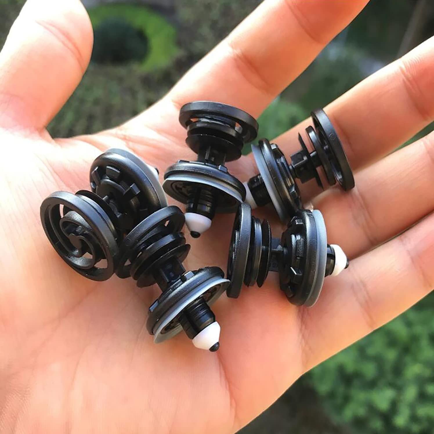 20 Pieces Car Interior Door Card Trim Clips Panel 23 millimeters, Black