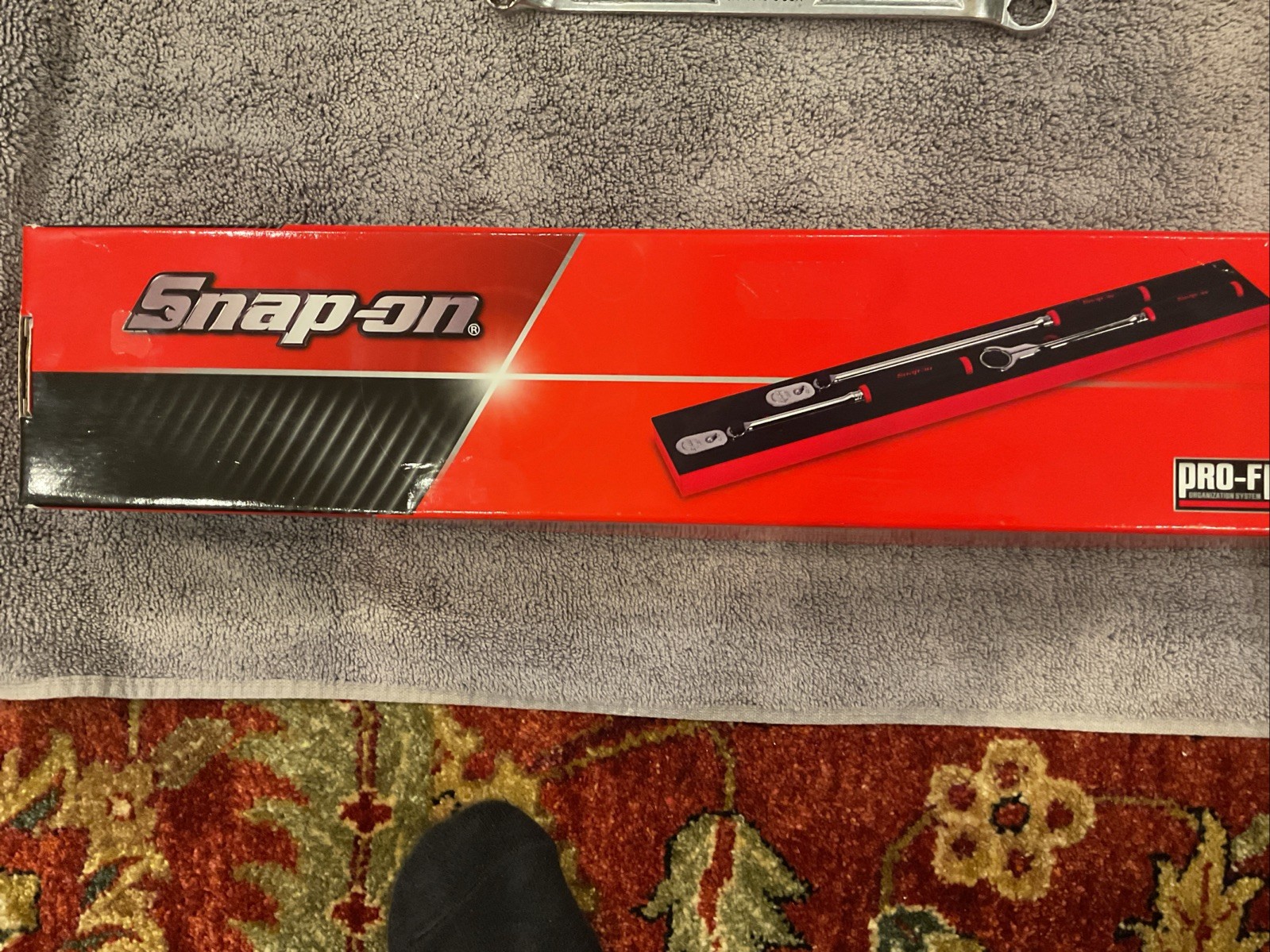 New In Box Snap On 203RT0480FR 3/8” Soft Grip Ratchets Set w/ PRO-FIT Foam NEW!